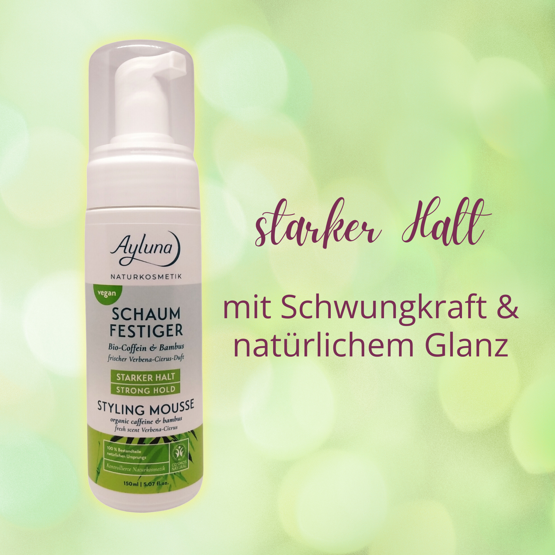 Styling, das bleibt – flexibel, kraftvoll und mit natürlichem Glanz für jeden Look.
